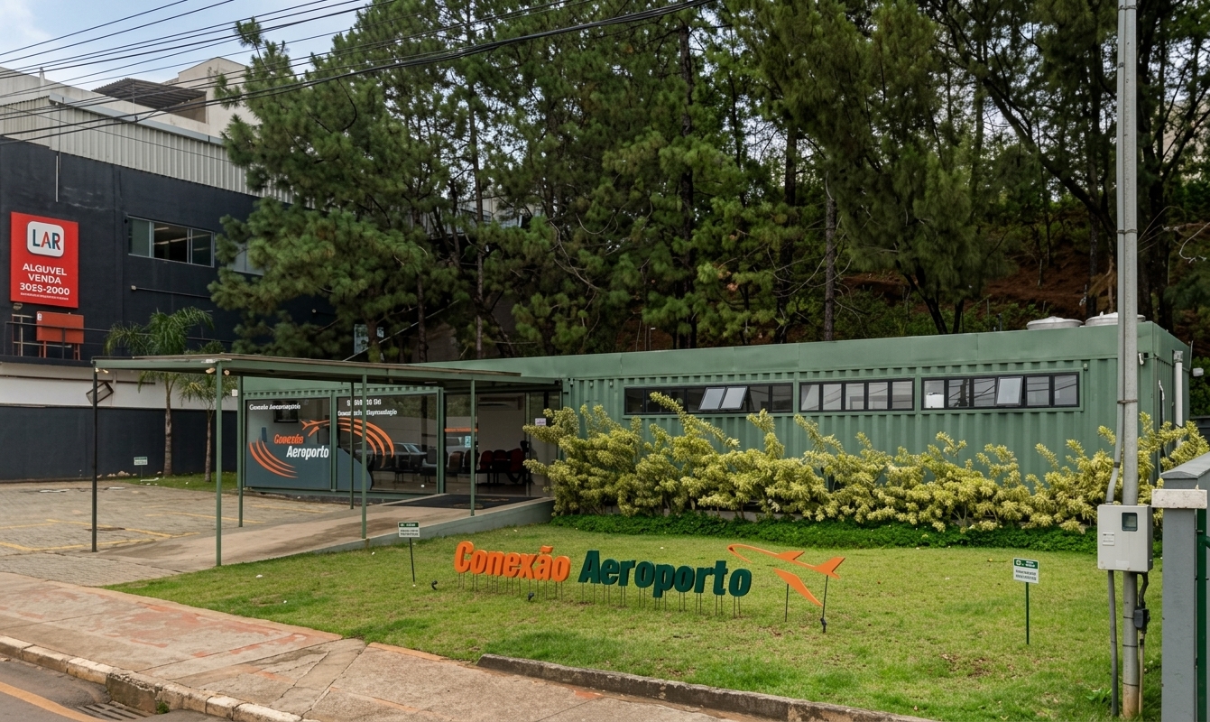 Container do Conexão Aeroporto, Vila da Serra, Nova Lima